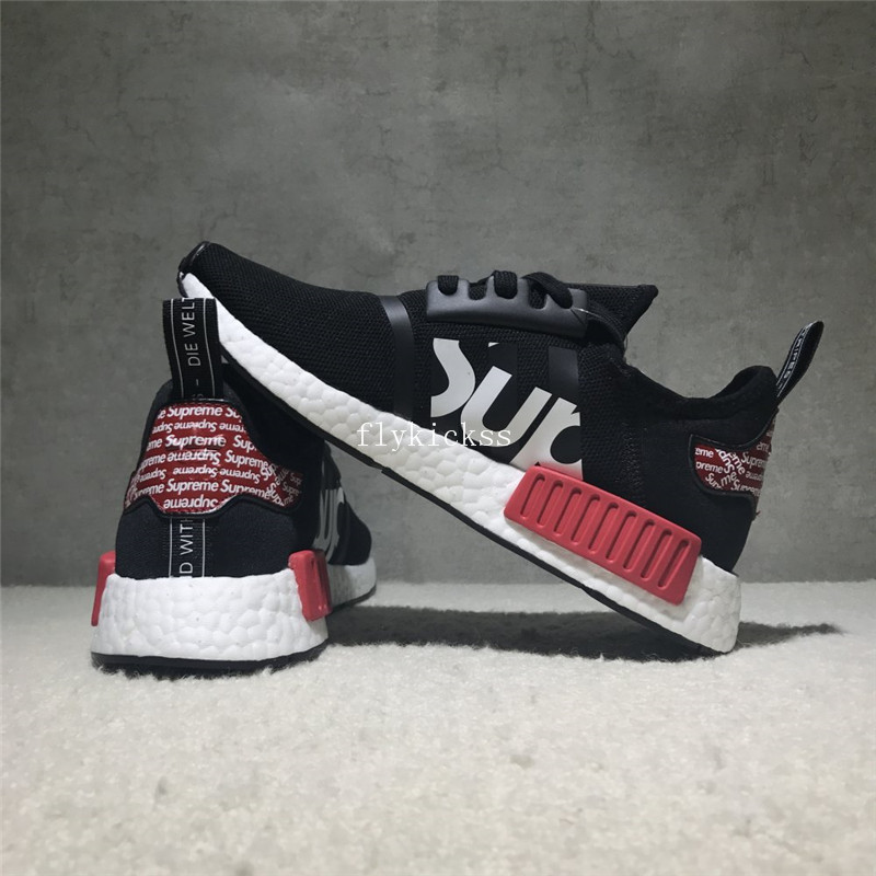 Adidas NMD Supreme Black Real Boost